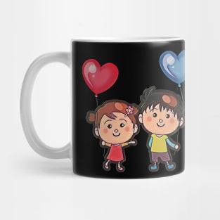 couple ballons Mug